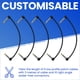 thumbnail image 2 of Kit de cables de pedalera Crosby, cable sin soldadura de 10 pies con 10 conectores, 2 of 8