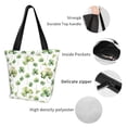 thumbnail image 5 of Vsdgher St Patrick's Day3 print Reusable Shopping Grocery Bags for Women Shopping with Pouch Foldable Pouch Lightweight Polyester Fabric, 5 of 6