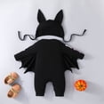 thumbnail image 4 of Ruyang Baby Girls Boys Skeleton Jumpsuit with Wings New Born Halloween Outfit Cute Hat First Birthday Outfits Cute Onesie, 4 of 5