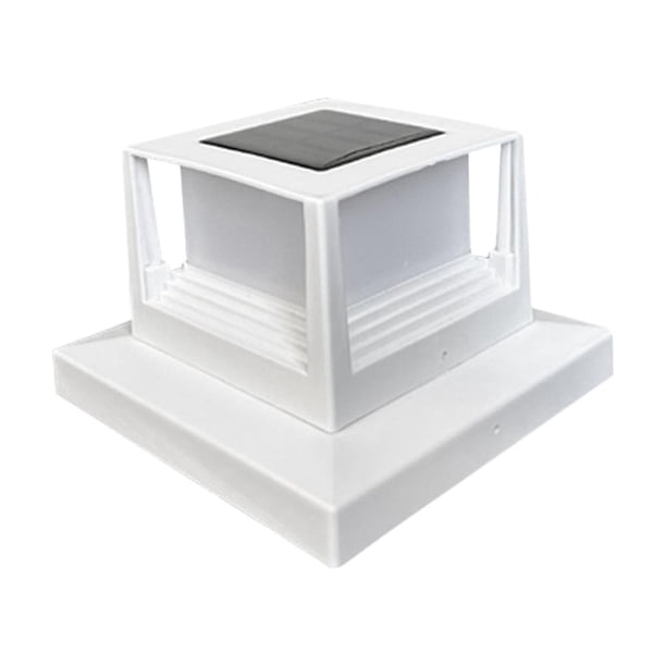 Luz Solar para tapa de poste, luz para poste de valla para exteriores, luz Exterior blanca cálida, accesorio de iluminación Exterior para decoración