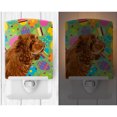thumbnail image 2 of Caroline's Treasures SS4855CNL Sussex Spaniel Easter Eggtravaganza Ceramic Night Light, 6x4x3", multicolor, 2 of 2