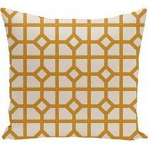 Simply Daisy Geometric Print Decorative Pillow, 16" x 16"