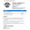 thumbnail image 2 of Thermostat - Compatible with 1993 - 2004 Jeep Grand Cherokee 1994 1995 1996 1997 1998 1999 2000 2001 2002 2003, 2 of 2