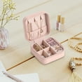 thumbnail image 1 of Fiudx Organizador de Pendientes, Joyero de Franela, con Múltiples Compartimentos para Guardar Anillos, Asa de Cinta, Ideal para Pulseras, Pendientes, Relojes, Regalo para Adultos, Disponible En Vario, 1 of 6