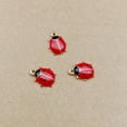 thumbnail image 4 of ZUARFY 10Pcs Cute Ladybird Ladybug Enamel Charm Ladybug Animals Pendant DIY Bracelet Necklace Earrings Findings Jewelry Making, 4 of 7