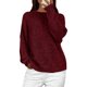 thumbnail image 1 of Suéter PRETTYGARDEN Rojo Vino Tejido Grueso Oversized XL, 1 of 5