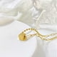 thumbnail image 4 of Guardurnaity Collar de acero inoxidable forma cuadrada colgantes collares decoraciones novia señoras joyas para regalo de cumpleaños Ropa, zapatos y accesorios Miscelánea Guardurnaity AP011977-00, 4 of 6