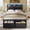 With 2 Drawers, variant on Satifur Full Bed Frame with Upholstered Storage Headboard, Metal Platform Bed Station with Charging Station & LED, Noise-Free. No Box Spring Needed