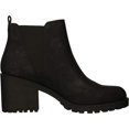 thumbnail image 6 of Dirty Laundry Lisbon Black Pull On Chunky Block Heel Rounded Toe Ankle Boots (Black, 8), 6 of 6