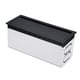 thumbnail image 3 of Pasacables de escritorio de aluminio, caja organizadora de cables, portátil, resistente y multifuncional. Negro, 3 of 9
