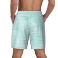 thumbnail image 4 of Goofa Blue Bright Printed Men's Swim Trunks Board Shorts Quick Dry Mens Swimming Trunks with Compression Liner,Breathable Fit Hawaii Beach Shorts-Small, 4 of 9