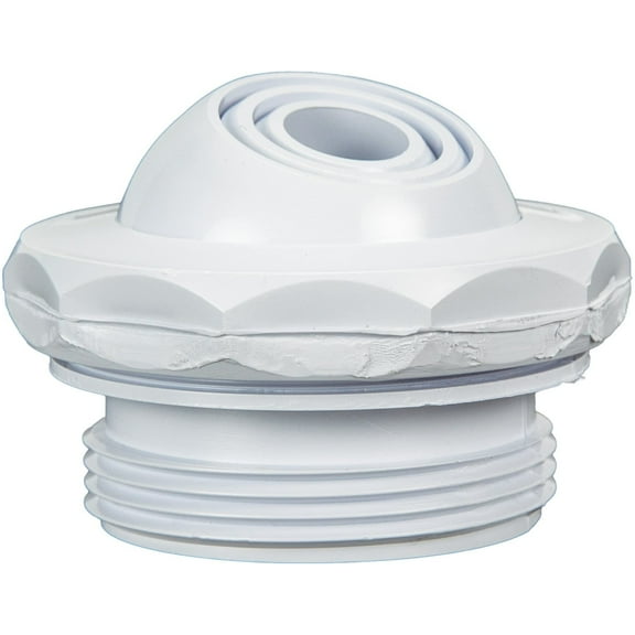 Pentair 542087 Threaded Directional Ultimate Eyeball with Snap-in Disks and Pressure Test Orifice, White