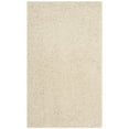 thumbnail image 3 of SAFAVIEH Laguna Neven Plush Solid Shag Area Rug, Beige, 6'7" x 6'7" Square, 3 of 7
