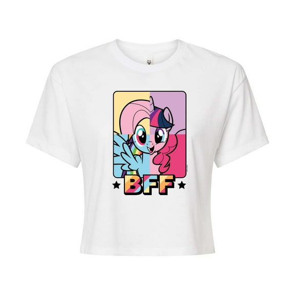 My Little Pony - Bff Pony Grid - Junior's Cropped Tee