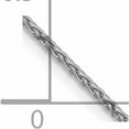 thumbnail image 5 of 14K White Gold Jbsp's 1mm D/C Round Wheat Chain (18 X 1) Made In United States 1201-18, 5 of 5