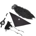 thumbnail image 4 of Barba Falsa, Bigote Falso Pirata Barba Falsa Conjunto De Bigote Para Fiesta De Halloween Para Fiesta Temática De Maquillaje ANGGREK Otros, 4 of 8
