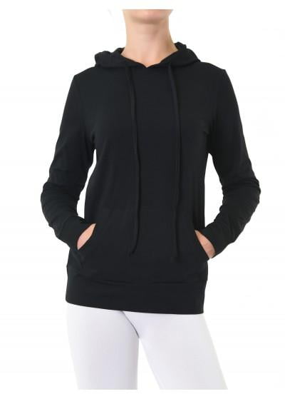 sofra women's thin cotton zip up moletom com capuz jacket