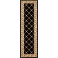 thumbnail image 4 of Well Woven Patrician Trellis Black French European 2'3" X 7'3" Runner Rug, 4 of 8