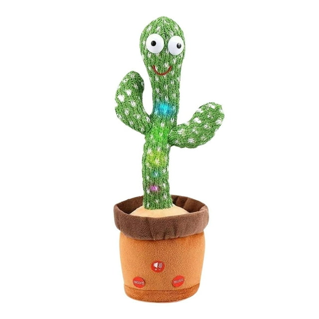 Cactus Bailarín 3-EN-1 SAYCHEESE Juguete habla y graba SAY CHEESE Cactus Parlante Verde