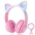 thumbnail image 1 of Auriculares KORABA Cat Ear Kids Bluetooth con iluminación LED Wir, 1 of 6