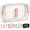 White, variant on Initial Make Up Bag Travel Toiletry Bag, Clear Makeup Bag Preppy Stuff Travel Essentials Pink Gifts for Women Teen Girlfriend Teacher Mom Birthday Birthday Gifts for Her Wife White a