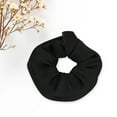 thumbnail image 4 of Unique Bargains 1 Pc Hair Elastics Satin Hair Ties Black, 4 of 5