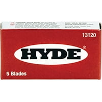 HYDE 13120 Razor Blade, Steel Blade 20 Pack