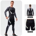 thumbnail image 4 of Mallas de correr para hombre, ropa deportiva de secado rápido, mallas deportivas de compresión para gimnasio, entrenamiento, trotar, 4 of 5