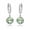 Green Amethyst, variant on 925 Sterling Silver Amethyst Cushion Fantasy Cut Drop Hoop Earrings Women Purple Gemstone Dangle Earrings Cubic Zirconia Pavé Huggie Hoops Party Occasion Jewelry