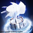 thumbnail image 4 of Ventilador Portátil Handsb USB Plegable Recargable para Viajes Al Aire Libre () Azul, 4 of 7
