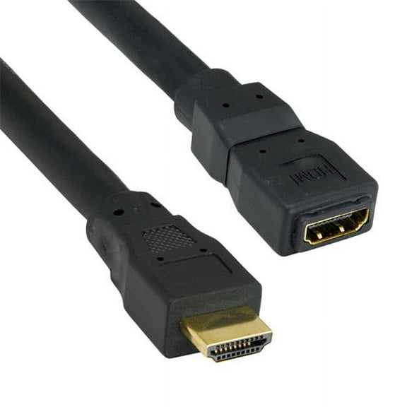 24 AWG HDMI Extension Cable & High Speed with Ethernet, HDMI Male to HDMI Female - 3 ft.