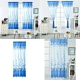thumbnail image 3 of Cortinas estampadas de 78 pulgadas de largo para ventana de sala de estar, cortinas transparentes para ventana de dormitorio Rosa azul, 3 of 9
