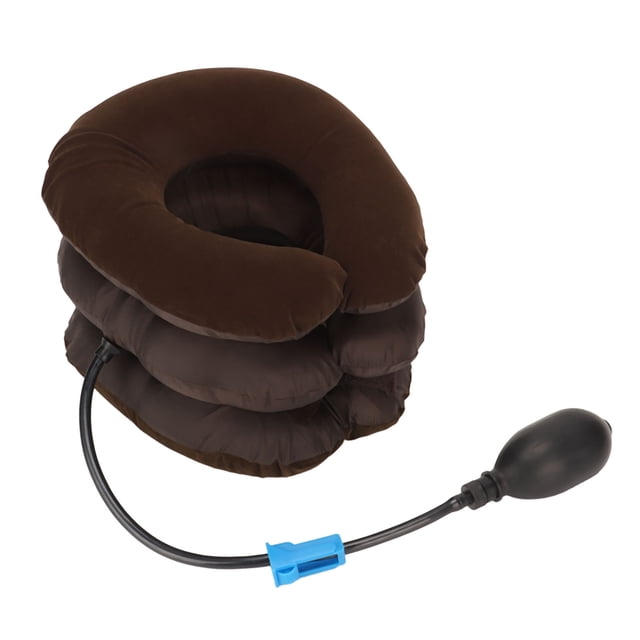 Cervical Neck Traction Device, Portable Perfect Height Inflatable Cervical Traction Device For Office Use