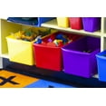 thumbnail image 5 of Storex Wide Plastic Book Bin, Paper Storage for Children, Assorted Colors, 6-Pack, 5 of 6