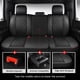 thumbnail image 4 of Juego completo de fundas para asientos de coche MIROZO Dodge Ram, impermeables, negras, 4 of 7