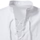 thumbnail image 5 of Blusa y camisa de manga larga con cuello alto para hombre, informal, lisa, con cuello alto, ajustada, de manga larga, 5 of 8