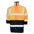 thumbnail image 1 of Yoko - Chaqueta reflectante unisex de seguridad en dos tonos y con bandas (Naranja reflectante/Azul Marino) Yoko UTBC1255_hivisorangenavy, 1 of 1