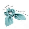 thumbnail image 3 of Satin Flower Hair Band Solid Color Streamer Large Bow Tie Rabbit Ears Elastic Hair Rope for Women Girls, 3 of 4