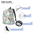 thumbnail image 4 of Lsque Fairy Flower Pattern Canvas Daypack, Durable Backpack, High-quality Versatile Backpack,Vintage Compact Backpack-Medium, 4 of 6