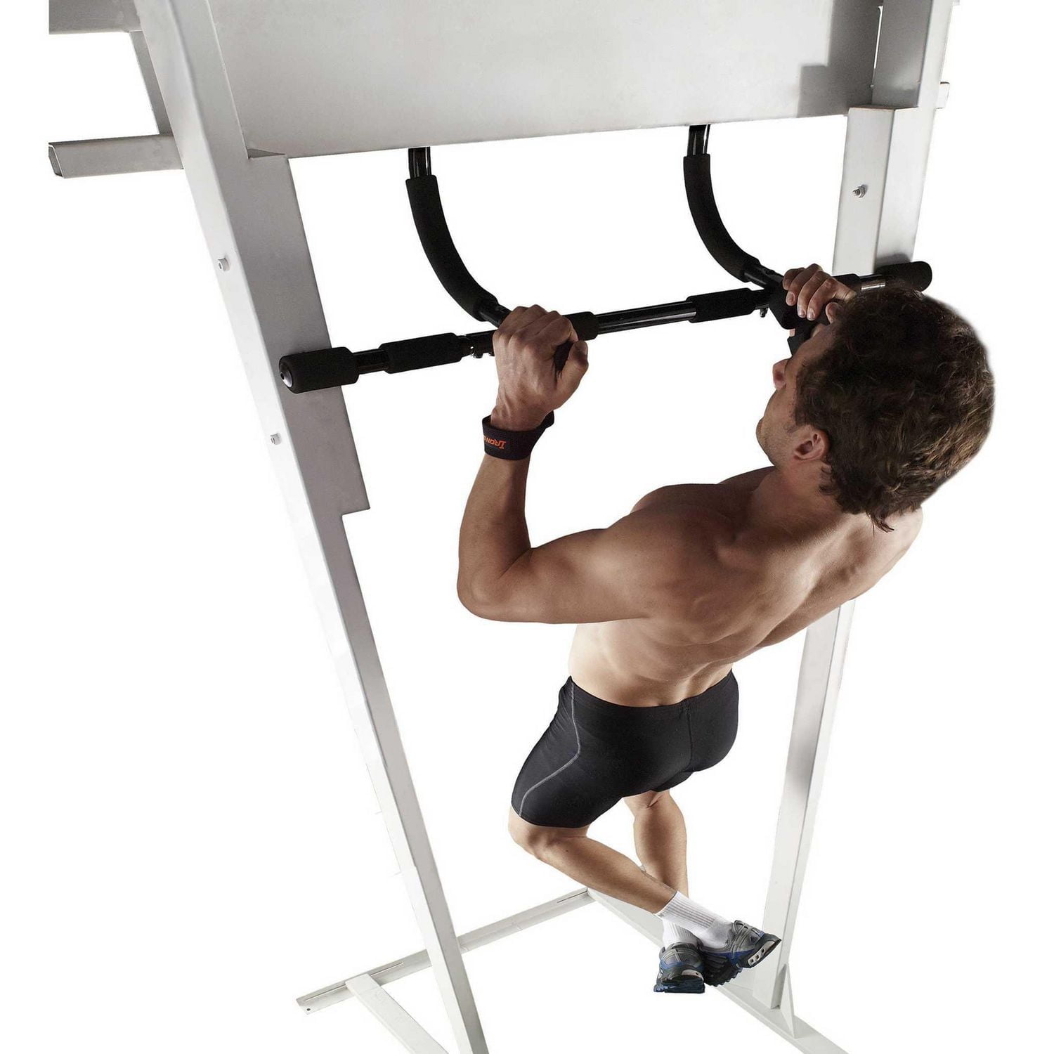 Iron Body Fitness Pull up Bar Door Gym - Total Upper Body Home Workout Trainer