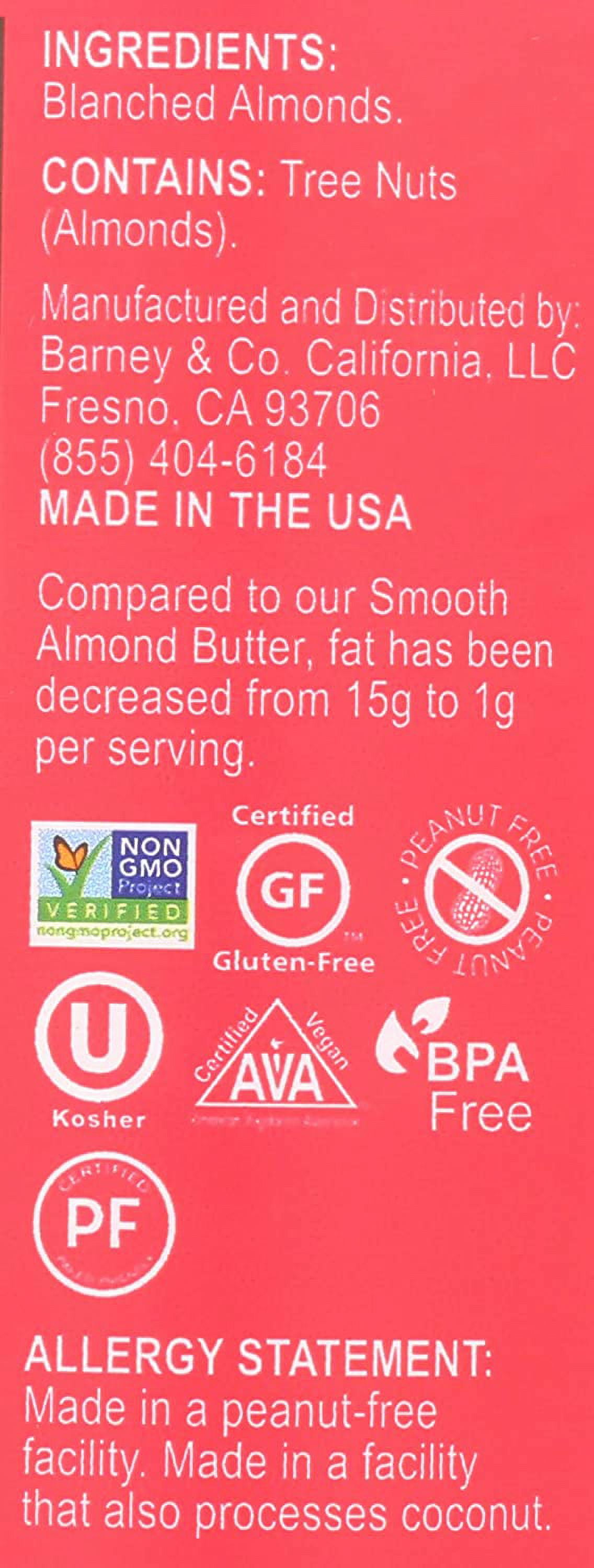 Barney Butter Unsweetened Powdered Almond Butter, 8oz