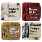 Mens Bar Soap Gift Sets for Men, Cleansing & Exfoliating & Moisturizing Soap Bar Set Face Body Hand for All Skin Types, 5.3oz