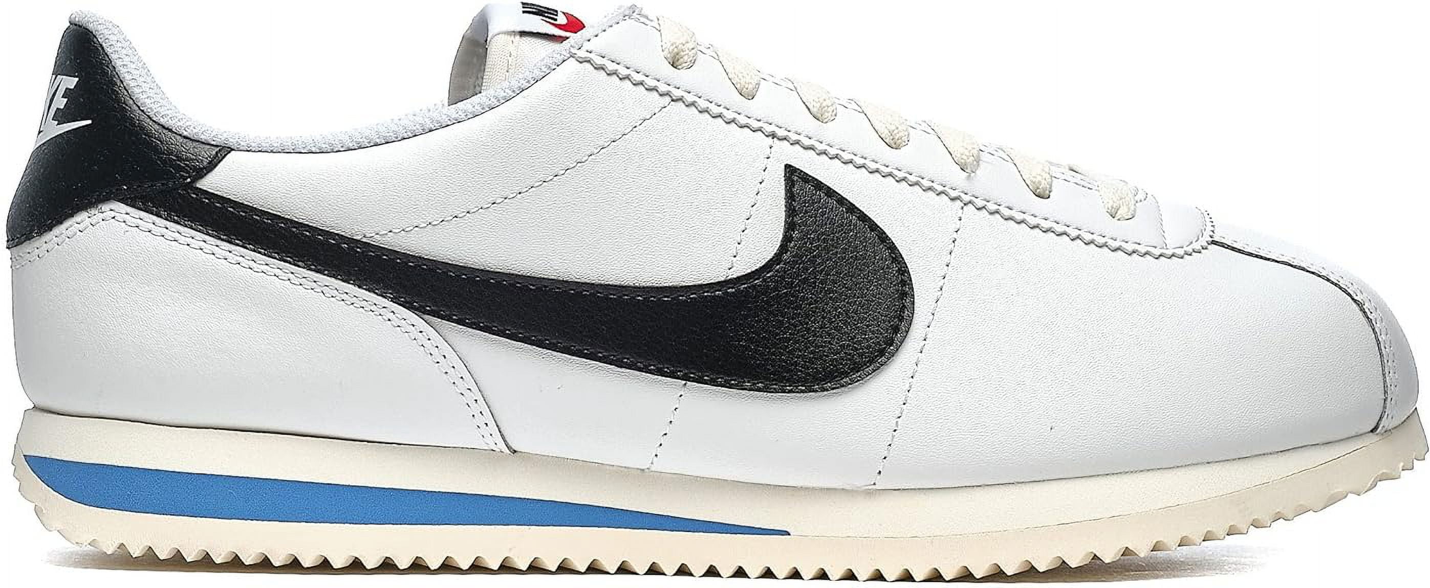 NIKE Cortez DM4044 100 White and Blue Sneaker Casual Shoes - Men’s Nike DM4044-100 Cortez 23 Mens Lifestyle Shoe - White/Blue  main image 2