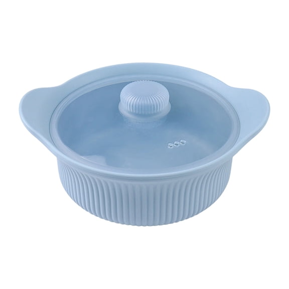Microwave Vegetable Steamer, Collapsible Silicone Steamers With Lid, Food-grade Veggie Steamer Basket for Cooking Fresh & Frozen Vegetables Prep Meal, Dishwasher Safe (6.2''x7.4''x2.8'', Blue)