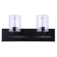 thumbnail image 3 of IVL370A02BK Canarm Inc Hampton - 2 Light Bath Vanity-8.5 Inches Tall and 6.5 Inches Wide-Black Finish, 3 of 4