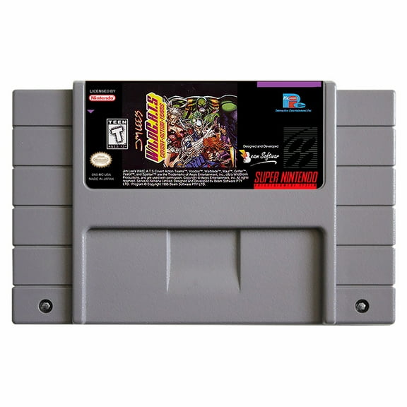 SNES Games Cartridge Jim Lee's WildC.A.T.S - Covert-Action-Teams