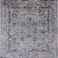 thumbnail image 1 of Ahgly Company Indoor Square Mid-Century Modern Purple Oriental Area Rugs, 4' Square, 1 of 6