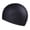 Black, variant on Sportteer Swimming Caps Unisex Swimming Hat Swimming Hat High Elastic Waterproof Non-Slip Design Faux Leather Ear Protection Pool Swim Caps