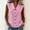 A_ Pink, variant on Women's Vertical Striped Lapel Sleeveless Linen Vest, V Neck Front Pleats Loose Boho Summer Camisole Yellow XL