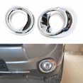 thumbnail image 3 of For Mitsubishi Outlander 2013-2014 Chrome Front Fog Light Lamp Cover Trim Bezel, 3 of 12